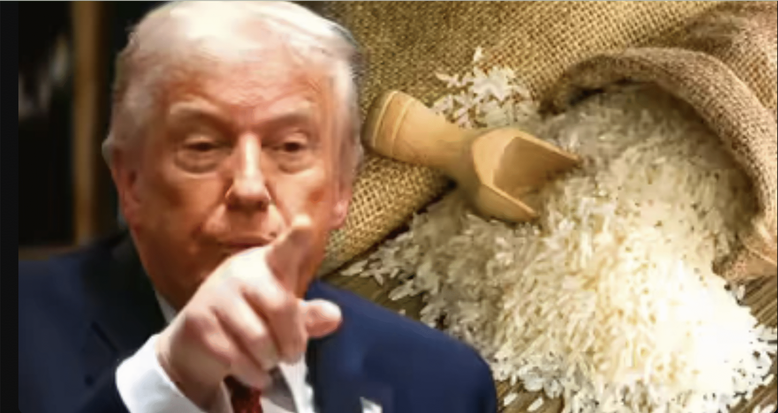 ट्रंप ने भारत पर सस्ते चावल भेजने का लगाया आरोप